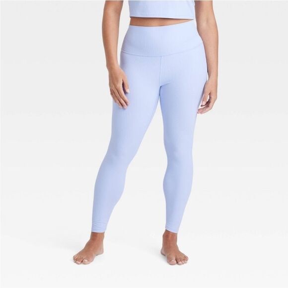 All in Motion Everyday soft Women's Light Blue High-Waisted Leggings - Picture 3 of 6